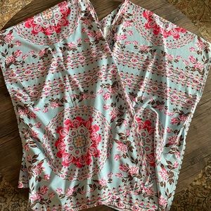 Silky kimono in perfect spring blue